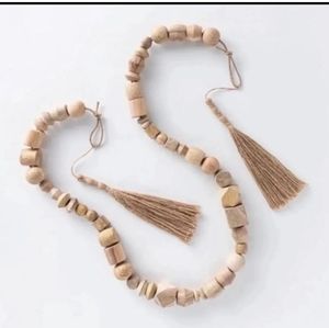Studio Mcgee Target NWT wooden bead garland